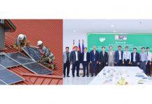 ក្រុមមន្រ្តី និងវិស័យឯនជនពិភាក្សាពីប្រើប្រាស់ដែលមានដំឡើងប្រព័ន្ធថាមពលពន្លឺព្រះអាទិត្យលើដំបូល