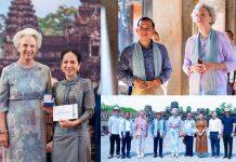 ព្រះម្ចាស់ក្សត្រីនៃប្រទេសដាណឺម៉ាកបានកោតស្ញប់ស្ញែងប្រាសាទអង្គរវត្តបេតិកភ័ណ្ឌពិភពលោក