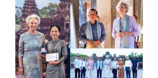 ព្រះម្ចាស់ក្សត្រីនៃប្រទេសដាណឺម៉ាកបានកោតស្ញប់ស្ញែងប្រាសាទអង្គរវត្តបេតិកភ័ណ្ឌពិភពលោក