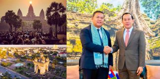 កម្ពុជា និងឡាវពង្រឹងកិច្ចសហប្រតិបត្តិការលើវិស័យទេសចរណ៍ និងការអនុវត្តយុទ្ធនាការ ”ប្រទេសបី គោលដៅមួយ”